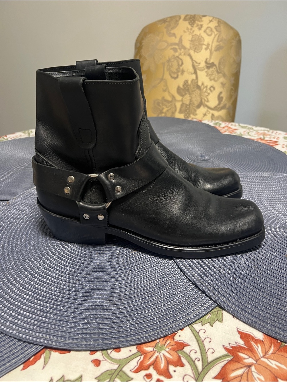 Men's Black Leather Durango Boots